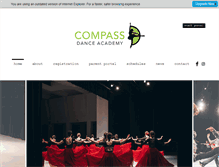 Tablet Screenshot of compassdance.org